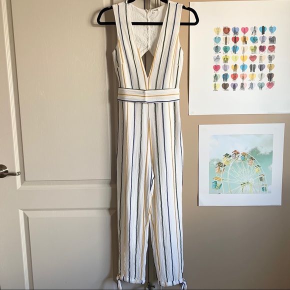 Tularosa Pants - SOLD Tularosa | Reese striped jumpsuit